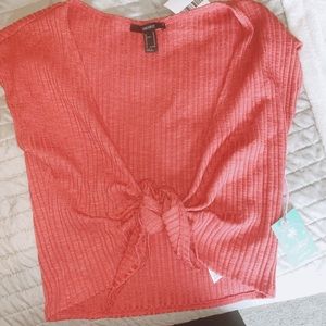 NWT RED CROP TOP